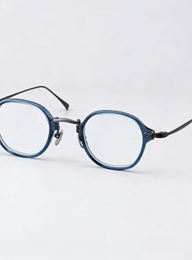 新款Kame ManNen 万年龟 日本手工眼镜 方框近视眼镜架 KMN-183