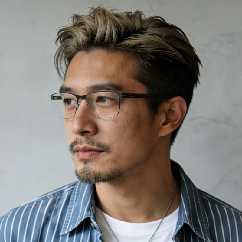 【新款】IC! BERLIN艾晰柏林眼镜架近视钢片近视眼镜大脸Dennis N