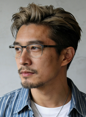 【新款】IC! BERLIN艾晰柏林眼镜架近视钢片近视眼镜大脸Dennis N