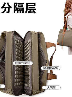 2025新款多分隔层女士通勤手提包可放a4文件14寸电脑袋托特高级感