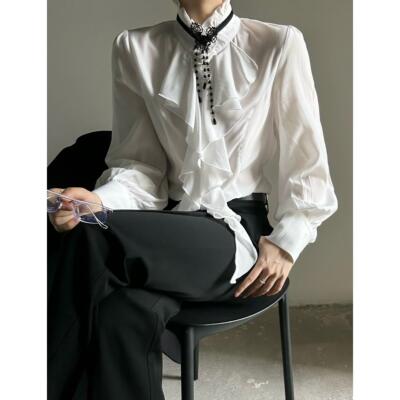 ASAE法式覆古高级感衬衫