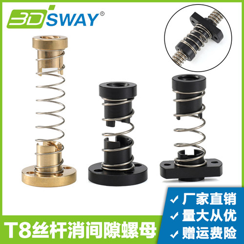 3DSWAY打印机配件不锈钢丝螺母