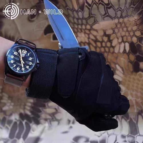 特种兵黑鹰战术手套户外耐磨防刮训练手套军迷cs耐磨战斗格斗手套