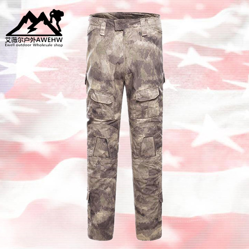 户外特种兵GEN3蛙服单裤AT全地形灰色废墟迷彩工装长裤G2战术裤