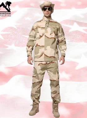 特种兵三沙迷彩战术服耐磨作战服军迷宽松军训套服户外真人CS套装