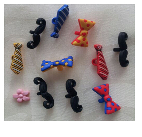 dress IT up美国进口造型扣 手机壳装饰纽扣 可爱彩色领结 bt7689