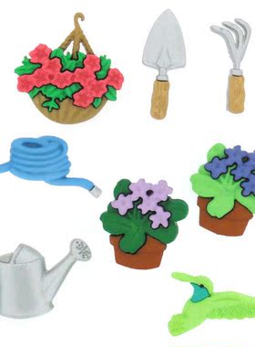 Dress It Up进口造型扣 DIY手机壳装饰纽扣 衣服扣子 BT6960