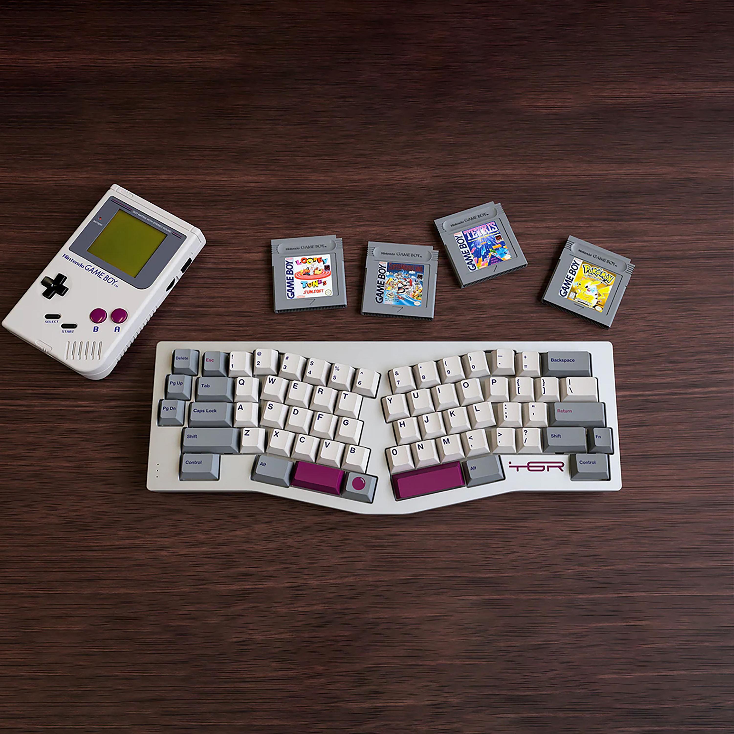 GMK DMG电竞男孩主题热升华原厂机械键盘键帽客制化红白灰大全套