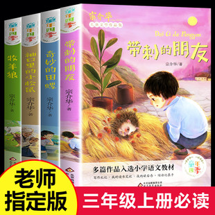 上册 朋友三年级 绘本故事书经典 书目全集 宗介华著 带刺 全套4册 3年级必读课外书 小学生课外阅读书籍 小学人教版 老师推荐