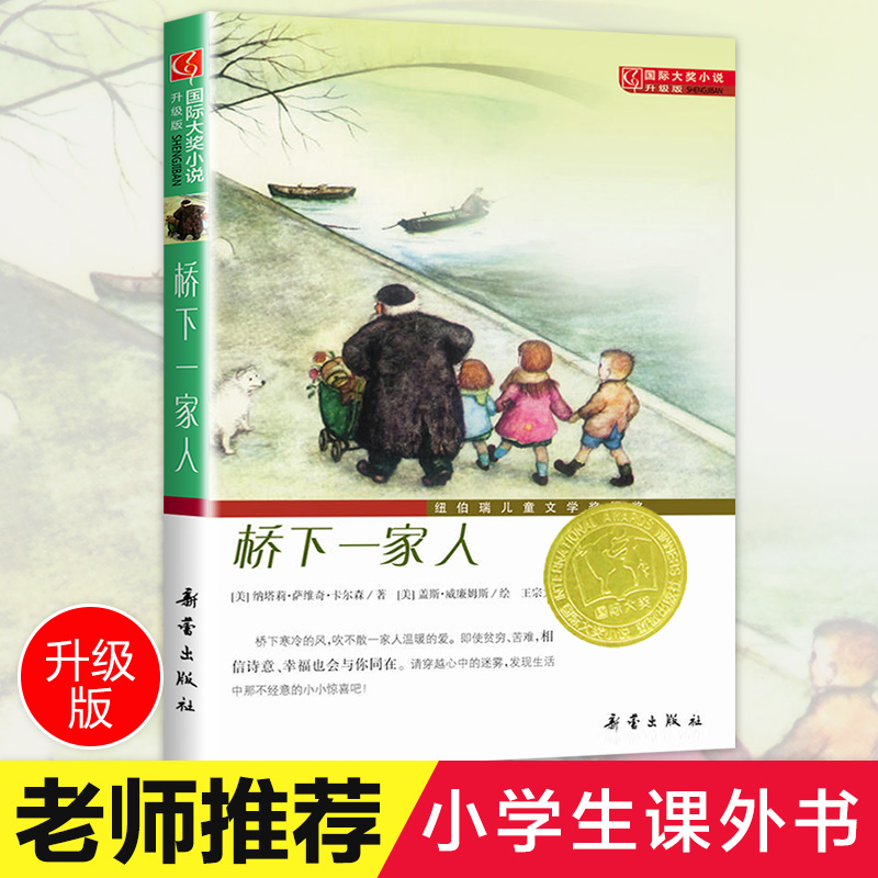 桥下一家人(升级版)/国际大奖小说三四五六年级中小学生课外小说文学阅读读物 9-12-15岁青少年少儿童故事图书籍新蕾出版社正版