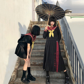 不良少女暗黑系学院风学生班服套装 正版 jk制服裙全套水手服基础款