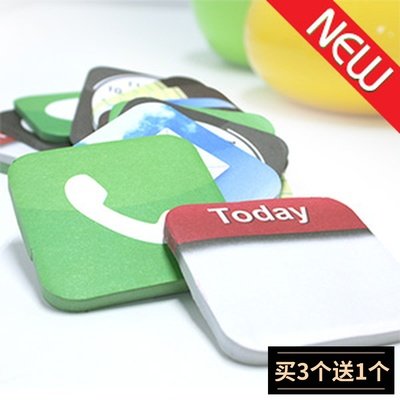 苹果手机图标可爱记事贴N次贴便利贴便签本子留言贴卡通|ruв категории электронный словарь/электрический бумажных книг/канцелярские принадлежности, бумажные книги, блокнот/макулатура/N раз размещены - от Buy2taobao.com для оказания профессиональной услуги покупки агента Taobao