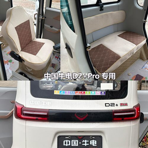 中国牛电D2座套牛电D2PRO D1 A9三轮车代步车篷车四季专用坐椅套