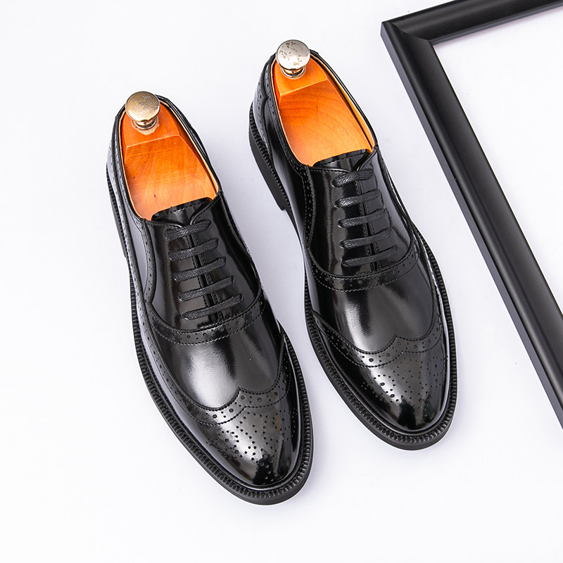 皮鞋男布洛克雕花英伦休闲商务正装男鞋内增高西装鞋子结婚新郎鞋,流行男鞋,休闲皮鞋,淘宝优惠券,粉丝福利购,淘宝优惠卷