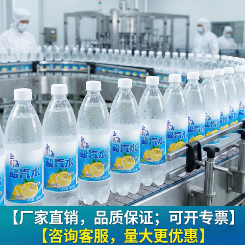 柠檬味盐汽水24瓶整箱