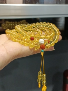 天然金珀108颗念珠