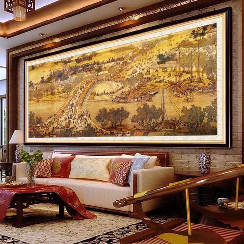 清明上河图新款5D钻石画满钻高难度客厅大气2026点钻画十字绣贴砖