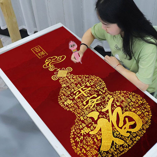5D钻石画2026年新款百福图葫芦手工diy满钻客厅十字绣粘贴砖贴画