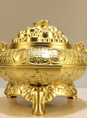 黄铜招财聚财明清古典风水家居