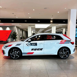 飞驰人生2同款车贴奥迪A3小钢炮车身贴巴音布鲁克辛地机械车贴