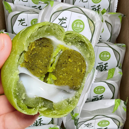 0添蔗糖0反式脂肪酸雪媚娘龙井酥