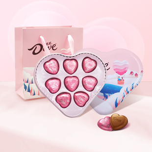 德芙圣诞节巧克力礼盒装礼物零食心语伴手礼生日儿童送女朋友限定