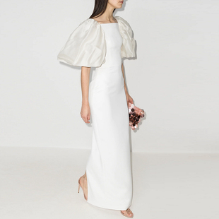 晚礼服2025新款长裙个性年会主持派对生日晚宴聚会连衣裙高端大气