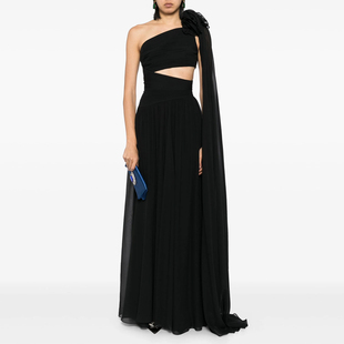高端大气晚礼服裙舞台装 演出服走秀模特派对年会晚宴连衣裙长 长款
