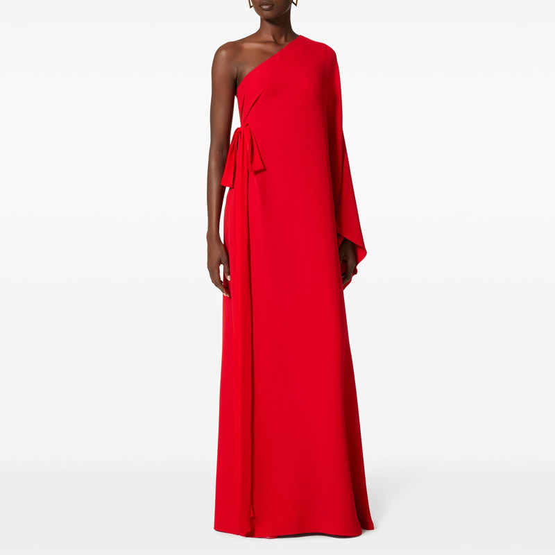 气质优雅派对婆婆晚礼服2024新款时尚妈妈装长款宴会年会女连衣裙