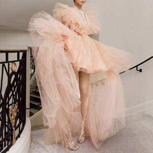 晚礼服裙长款 年会主持人气场女王红毯走秀宴会派对演出服 2026新款