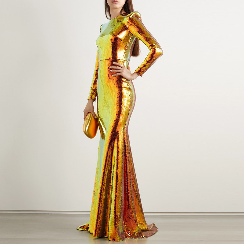 高端晚礼服女主持人气质高贵长款鱼尾演出服派对连衣裙宴会晚装春,女装/女士精品,礼服/晚装,淘宝优惠券,粉丝福利购,淘宝优惠卷