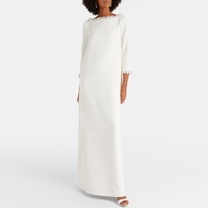 轻奢重手工晚装齐地长裙2026新款妈妈装显瘦时尚年会聚会连衣裙女,女装/女士精品,礼服/晚装,淘宝优惠券,粉丝福利购,淘宝优惠卷