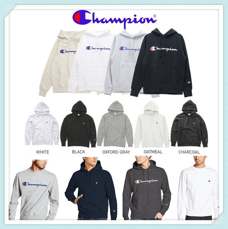 特价清仓日本代购Champion冠军圆领套头衫卫衣男女同款情侣运动装