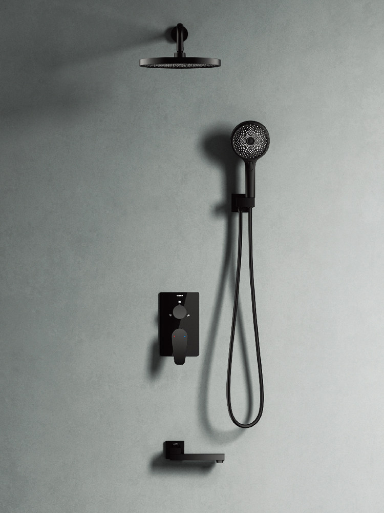 伟星三功能暗装淋浴花洒套装 入墙式ppr热熔一体 隐藏式 带下出水