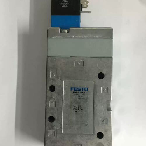 议价MVH-5-3/8-BFESTO二位五通电磁阀3/8接口老虎阀秒发DC24V