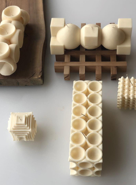 Andrej Urem 纽约当代艺术雕塑大号3D蜡烛摆件 超长燃烧200小时