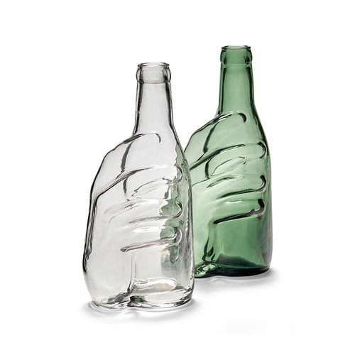 Serax LES设计款手握玻璃冷水壶水瓶艺术摆件酒瓶果汁壶插花