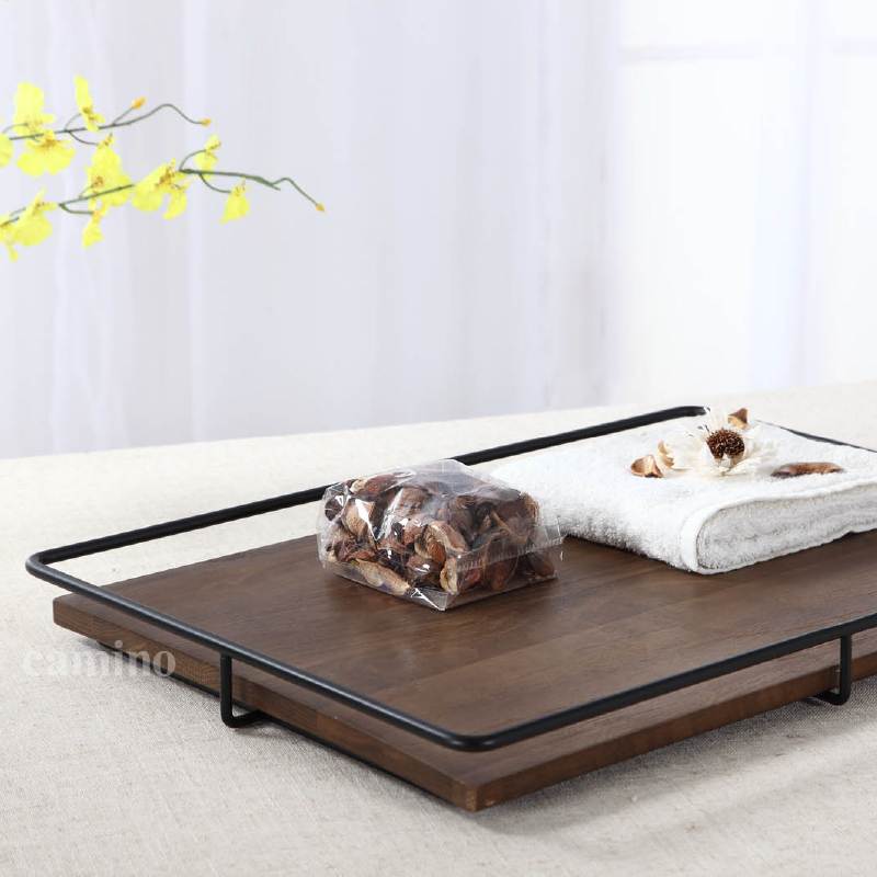 CAMINO JOSE质感摆设迎宾盛食多用边框托盘 实木 现代简约 北欧