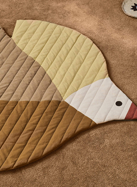 Ferm Living Swif Bird童趣地垫沙发装饰地毯儿童房卧室