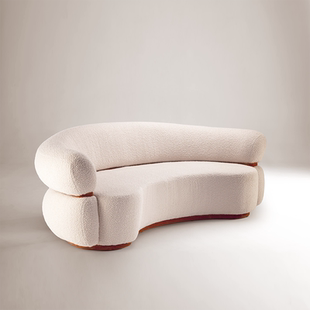 DOOQ MALIBU系列天鹅绒皮革全包覆沙发 葡萄牙奢华品牌 现代