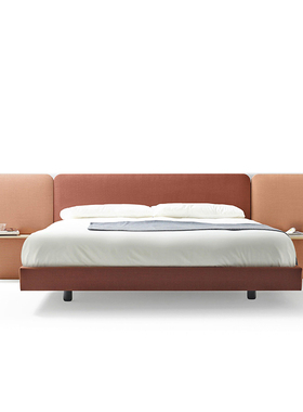 TREKU LOTA系列实木软包卧室床头板床架1.5米1.8米