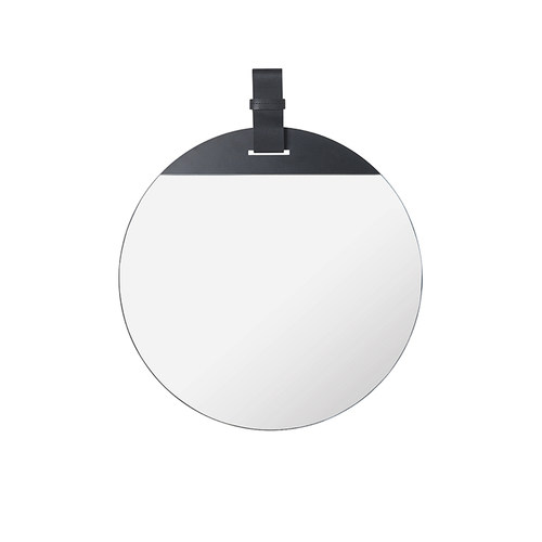 Ferm LIVING Enter 系列皮革圆形浴室挂镜墙面镜 北欧丹麦进口 - 封面
