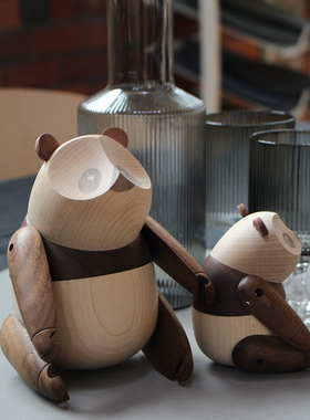 ARCHITECTMADE PANDA 丹麦进口手工木质熊猫装饰摆件儿童玩具