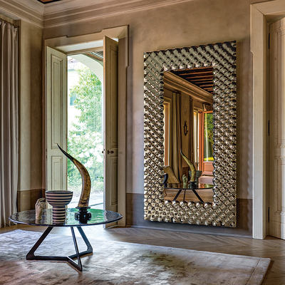 FIAM波点边框落地镜全身穿衣镜