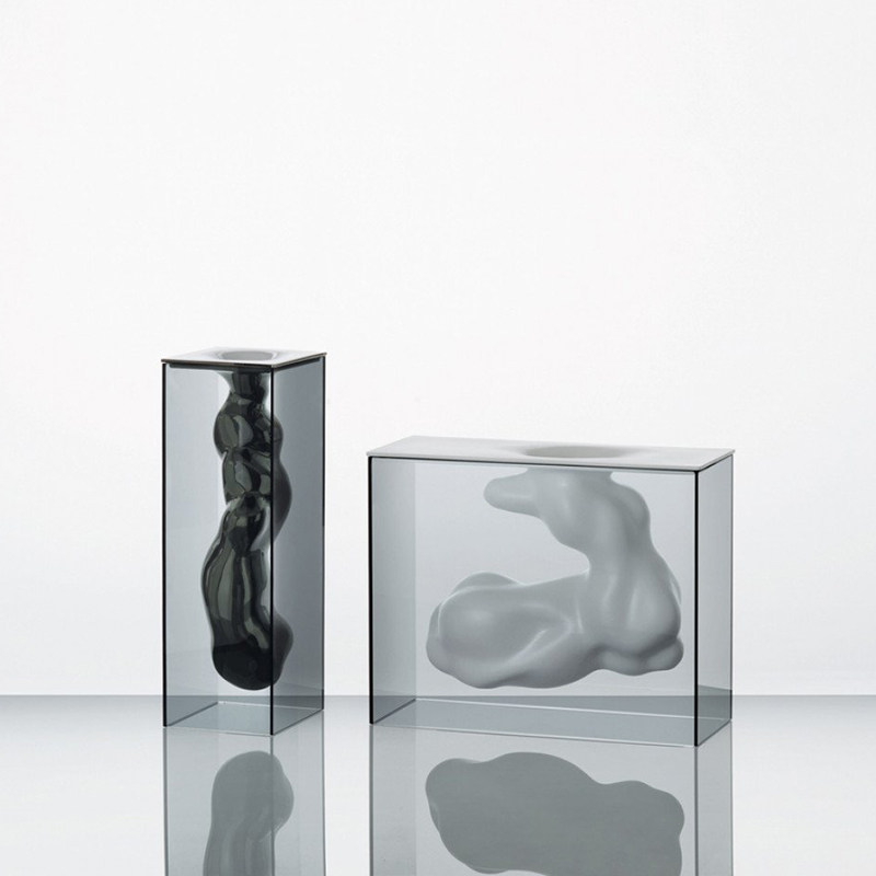 现货GLAS ITALIA Angelo e Angela装置艺术花瓶样板间软装摆件