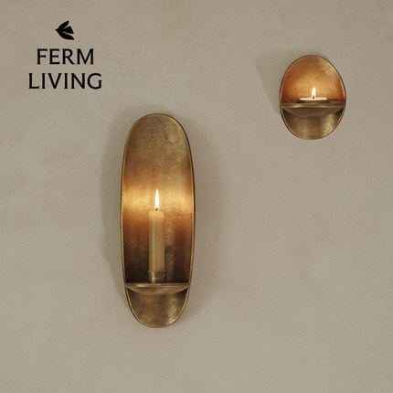 Ferm Living Agapé Wall Holder壁挂烛台复古家居创意壁灯