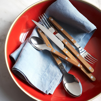 牛扎糖大理石纹路西餐刀叉黄油刀