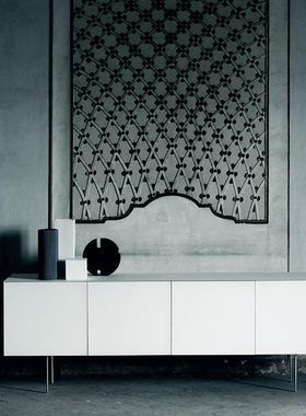 GLAS ITALIA Magic Box系列玻璃壁柜边柜电视柜置物柜床头柜