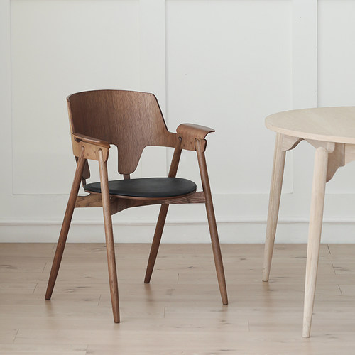 丹麦正品餐椅家用实木简约