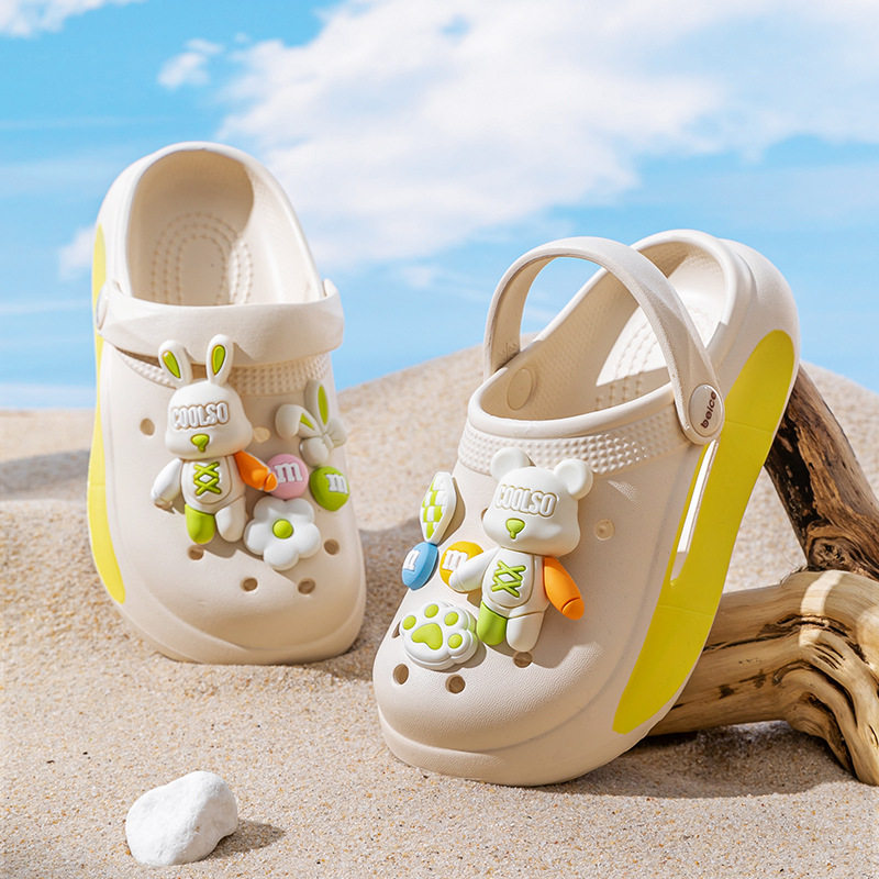 儿童洞洞鞋夏男女童防滑凉拖鞋小孩外穿卡通包头拖鞋中大童沙滩鞋,童鞋/婴儿鞋/亲子鞋,儿童洞洞鞋,淘宝优惠券,粉丝福利购,淘宝优惠卷